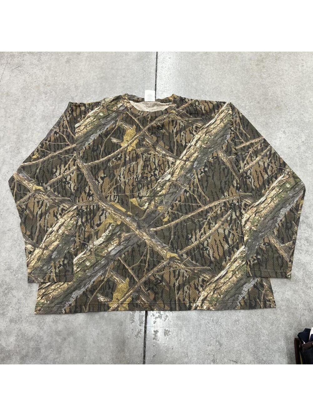 vintage realtree camo all over print mesh shirt size xl